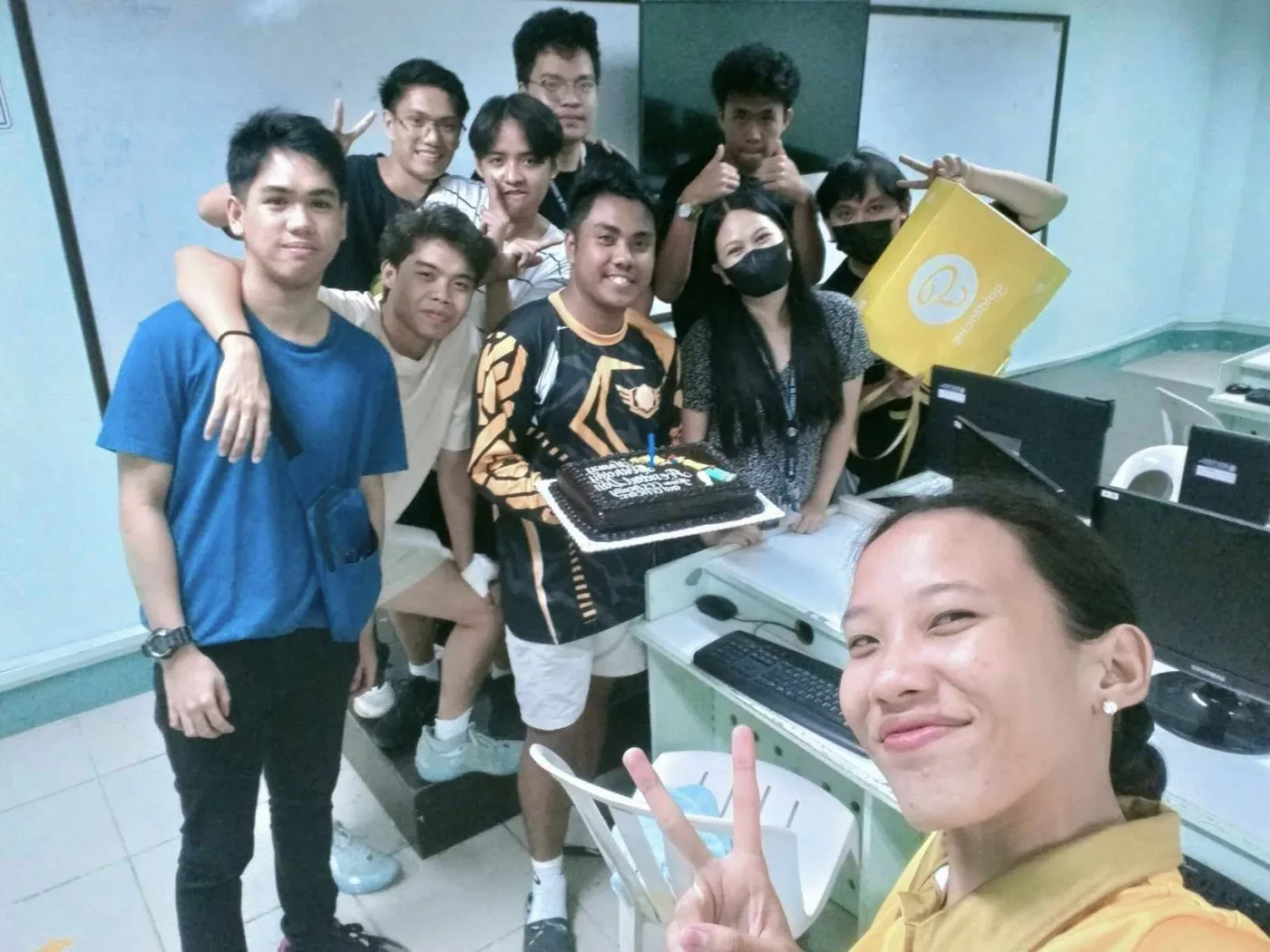 A birthday surprise from the officers