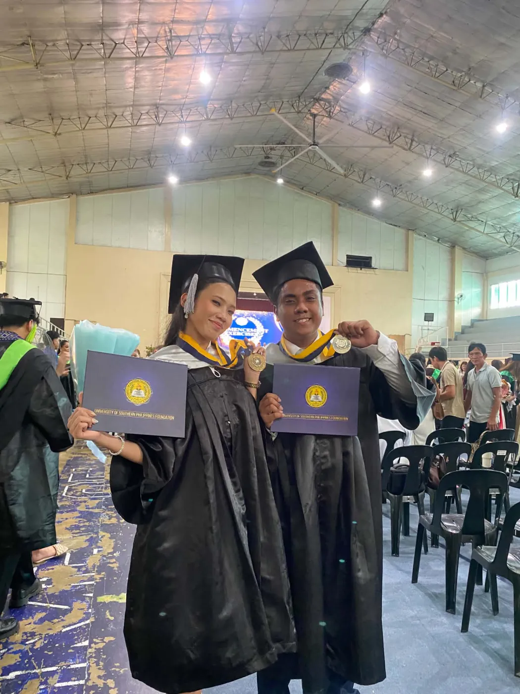 Diploma and medals, USPF commencement