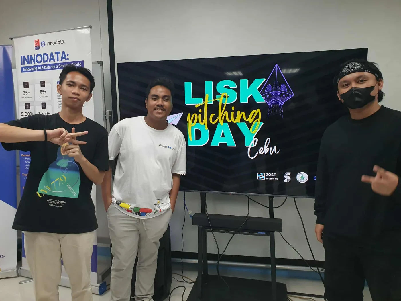 At LISK Pitching Day with the community