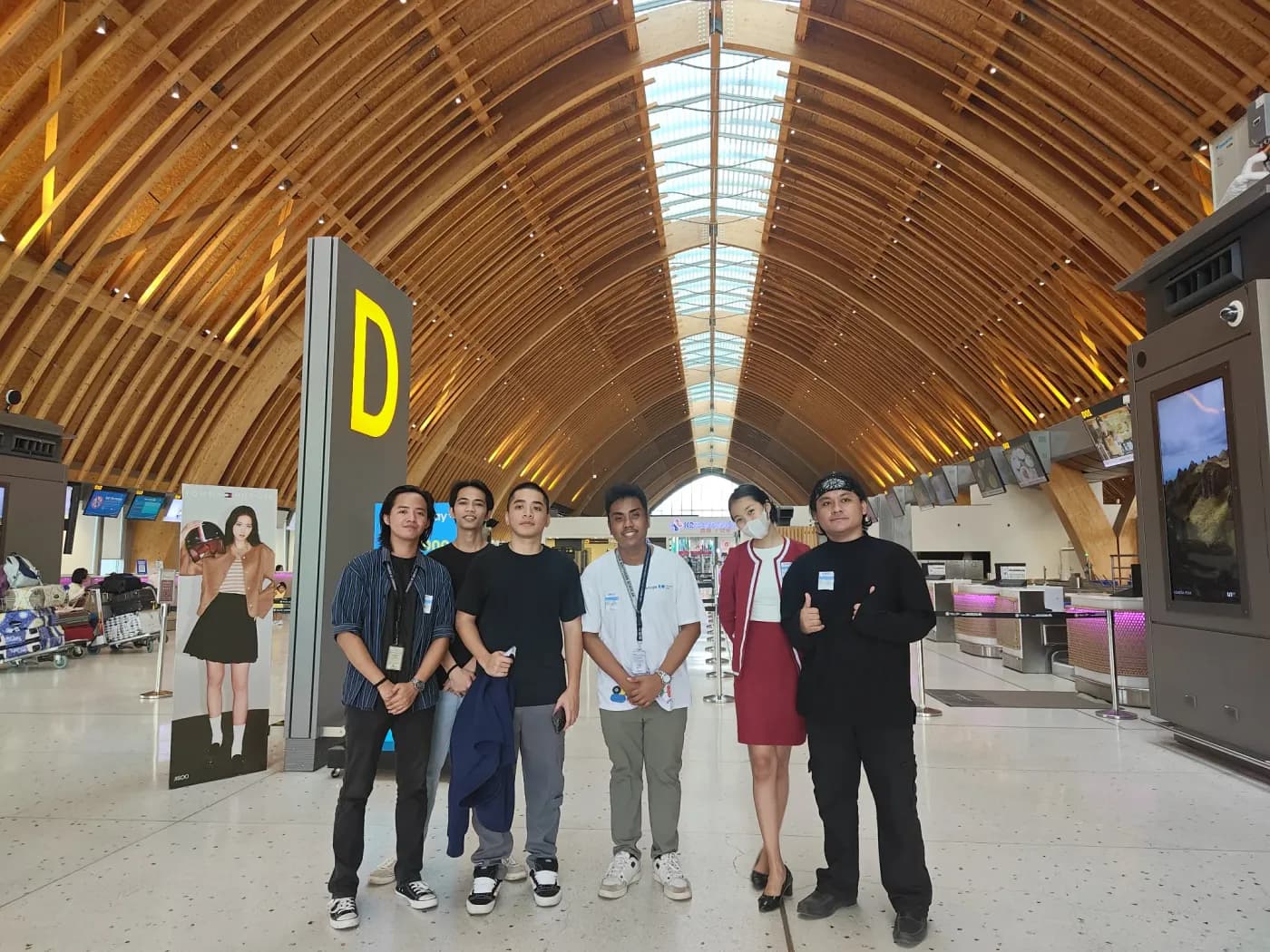 With the team for the Mactan airport hackathon